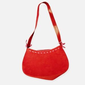 Stuart Weitzman Red Shoulder Bag